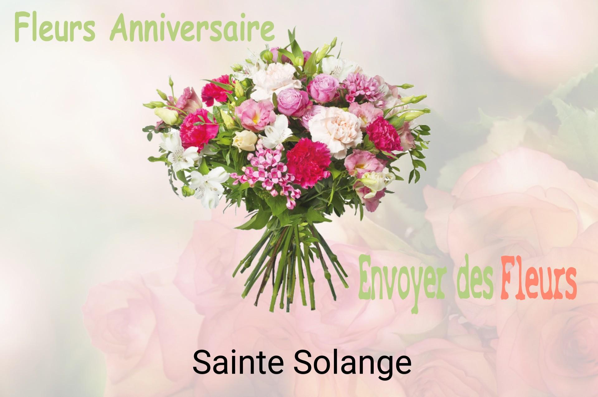 Bouquet de fleurs d’anniversaire livré à Sainte-Solange