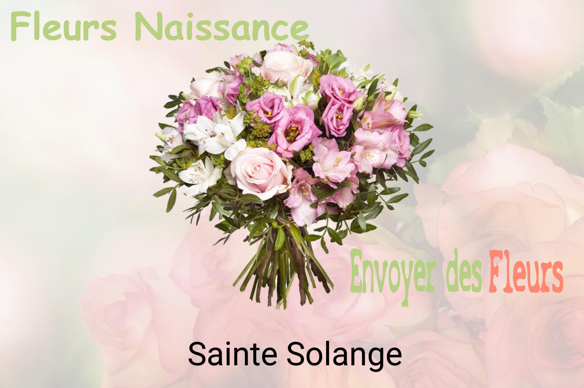Bouquet de fleurs de naissance livré à Sainte-Solange
