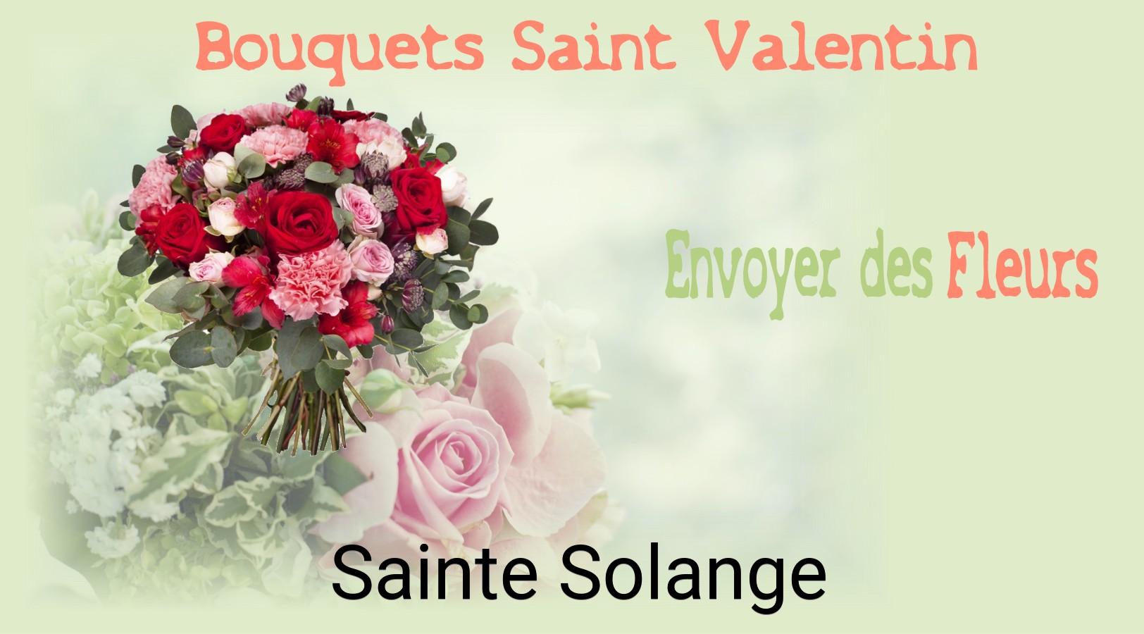 Roses de Saint-Valentin livrées à Sainte-Solange